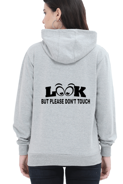 Look & Touch Causal Printed Hoodie