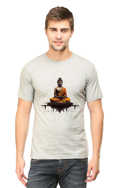 Buddha Clipart Printed T-Shirt