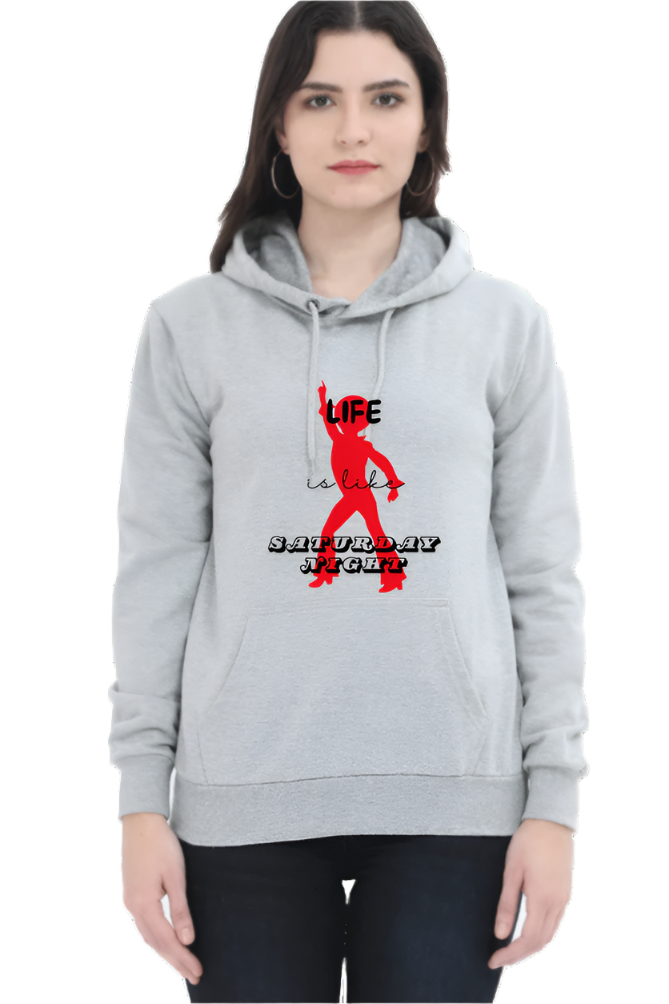 Life Quote Printed Women Hoodie Sweatshirt