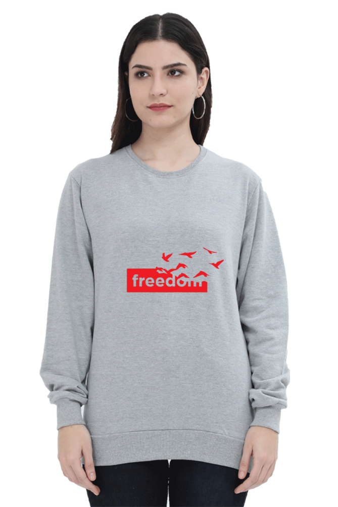 Freedom Thought Printed Sweatshirt