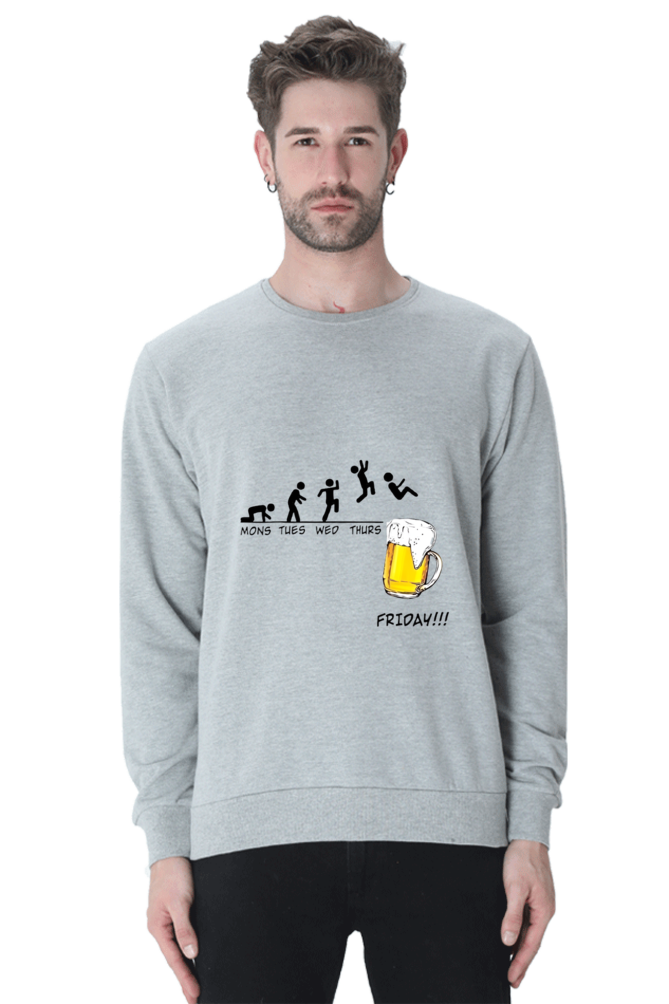 Weekdays Journey Printed Sweatshirt