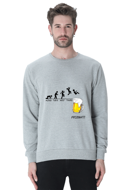 Weekdays Journey Printed Sweatshirt