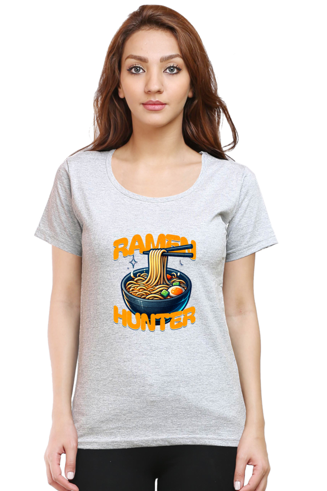 Ramen Hunter Printed Half Sleeve T-Shirt