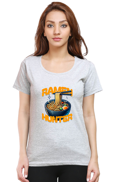 Ramen Hunter Printed Half Sleeve T-Shirt