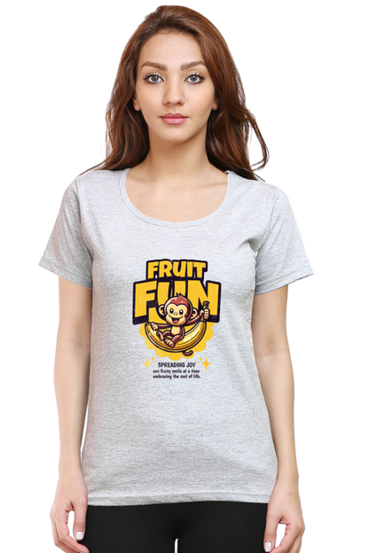 Fruit Fun Money Printed Half Sleeve T-Shirt