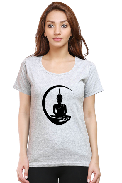 Buddha Serenity Printed Half Sleeve T-Shirt