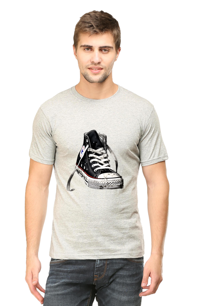 Footprint Design Printed T-Shirt