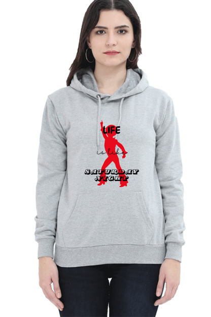 Life Quote Printed Women Hoodie Sweatshirt