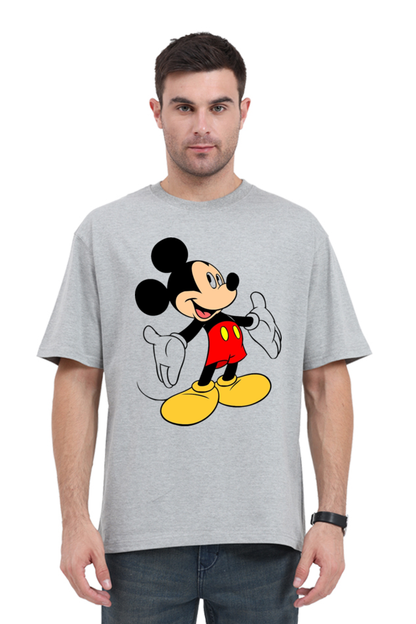 Mickey Mouse Printed Oversized Unisexual T-Shirt