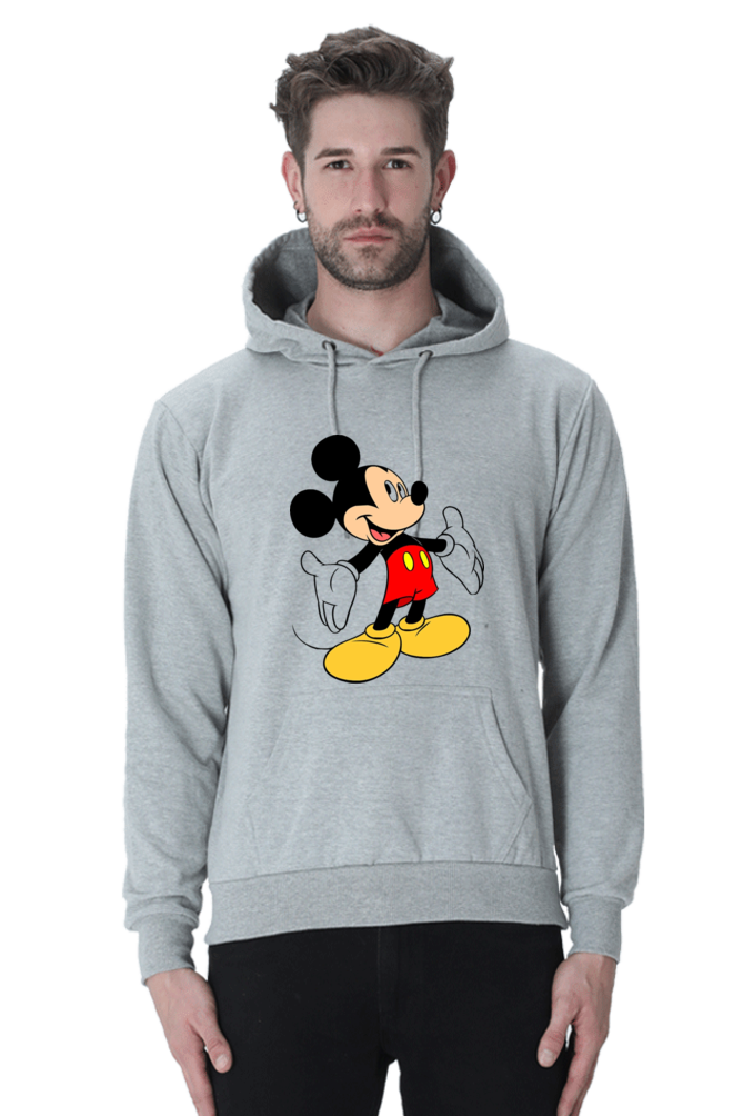 Classic Mickey Unisexual Printed Hoodie Sweatshirt