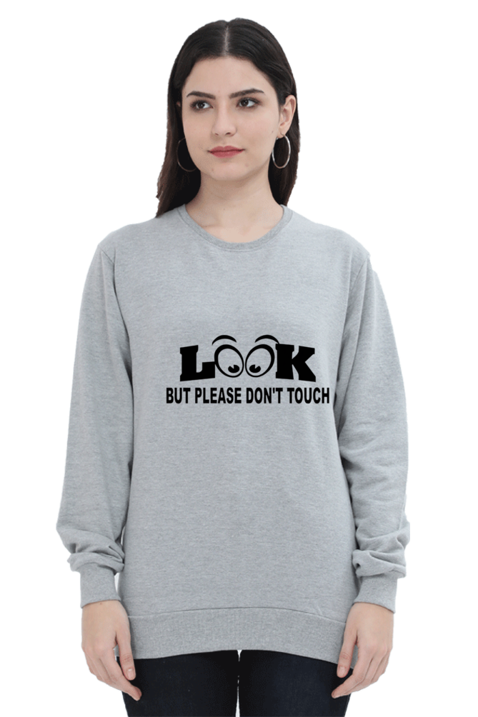 Look & Touch Casual Printed Sweatshirt