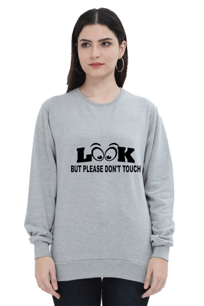 Look & Touch Casual Printed Sweatshirt