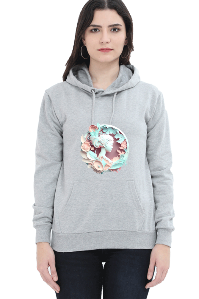 Feminine Allure 3D Art Hoodie Sweatshirt