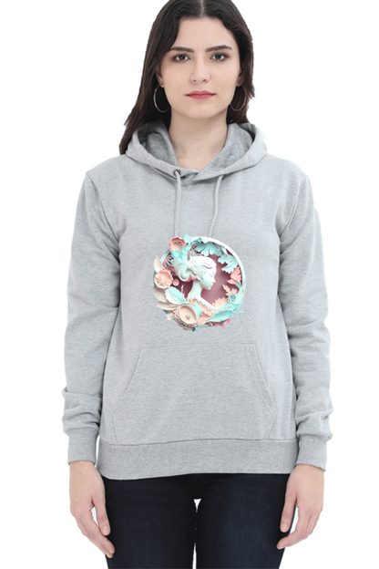 Feminine Allure 3D Art Hoodie Sweatshirt