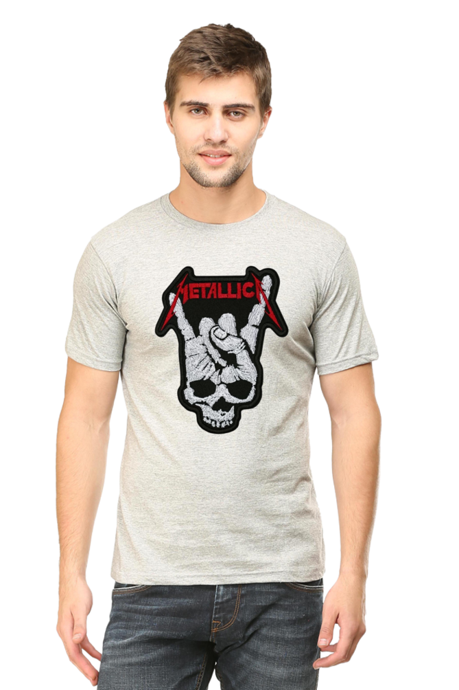 Skull Thrash Metallica Printed T-Shirt