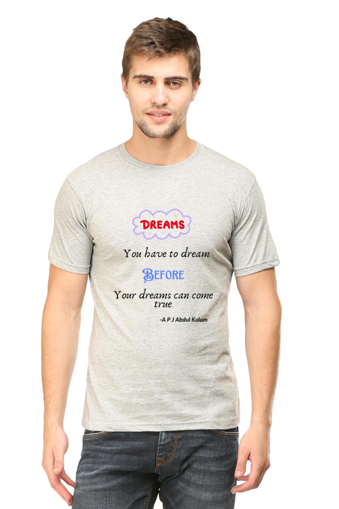 Dream Big Quote Printed T-Shirt