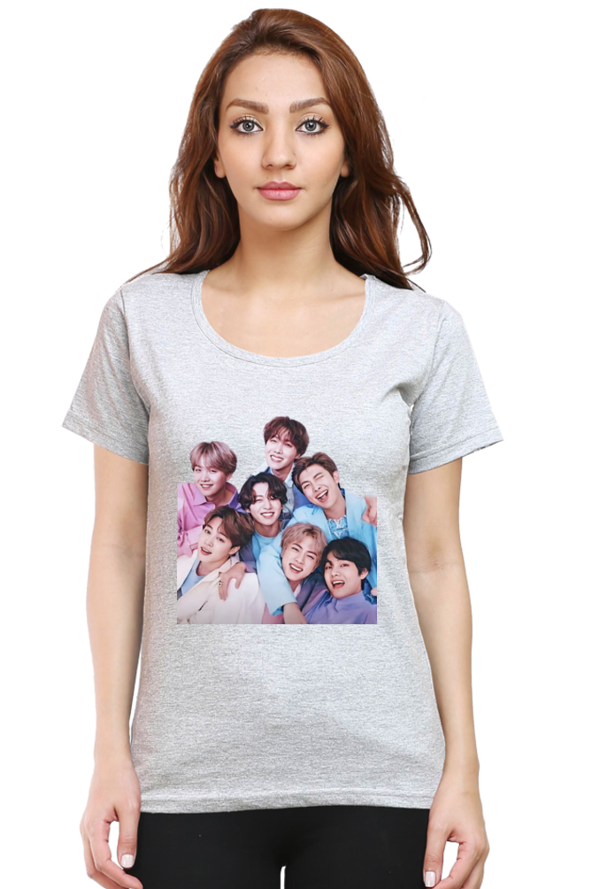 BTS Army Printed Half Sleeve T-shirt