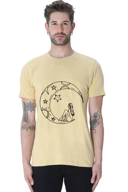 Half Moon Universe Printed T-Shirt