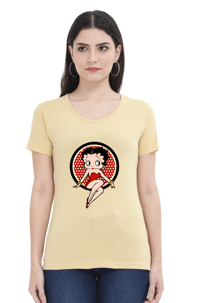 Betty Magic Printed Half Sleeve T-Shirt