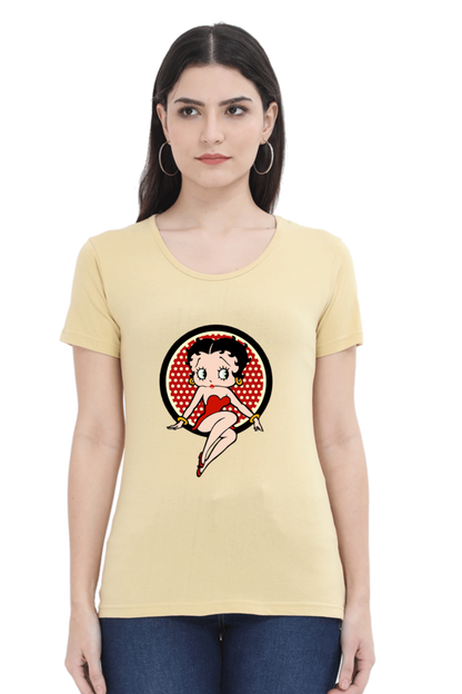 Betty Magic Printed Half Sleeve T-Shirt