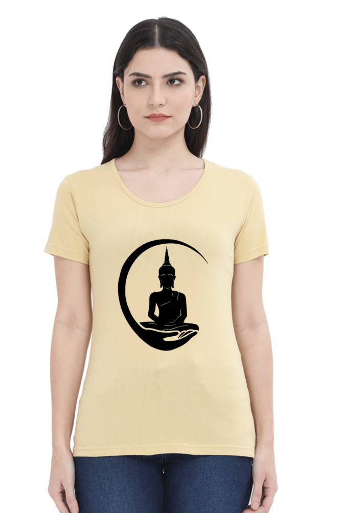 Buddha Serenity Printed Half Sleeve T-Shirt