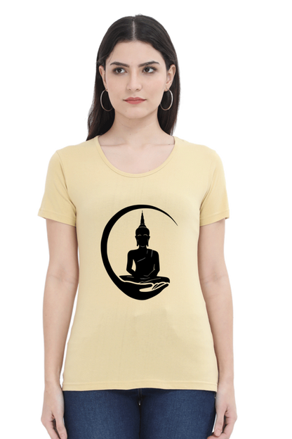 Buddha Serenity Printed Half Sleeve T-Shirt