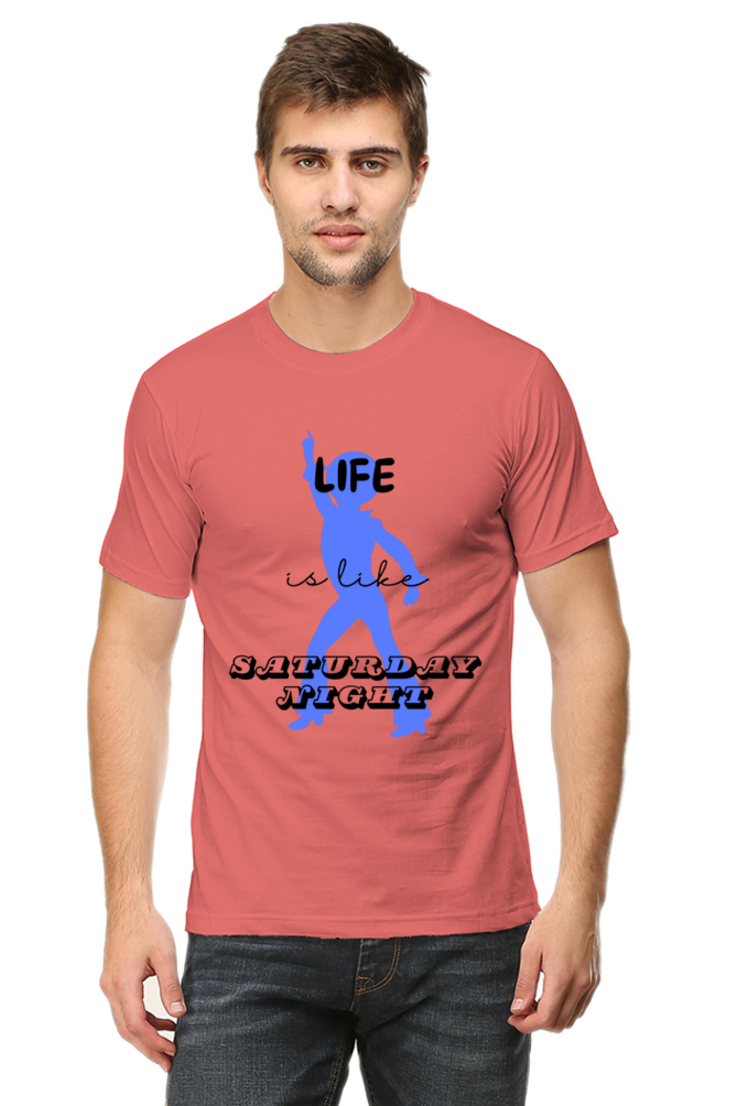 Life Quote Design Printed T-Shirt