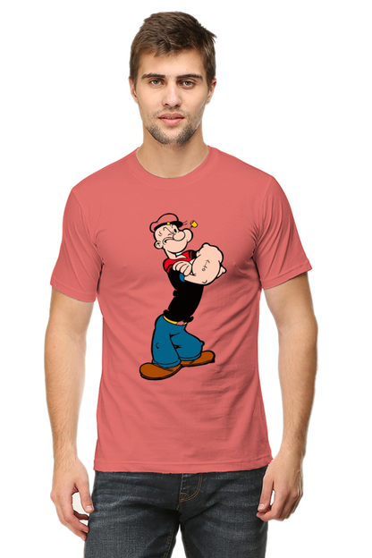 Popeye Cartoon Designed T-Shirt