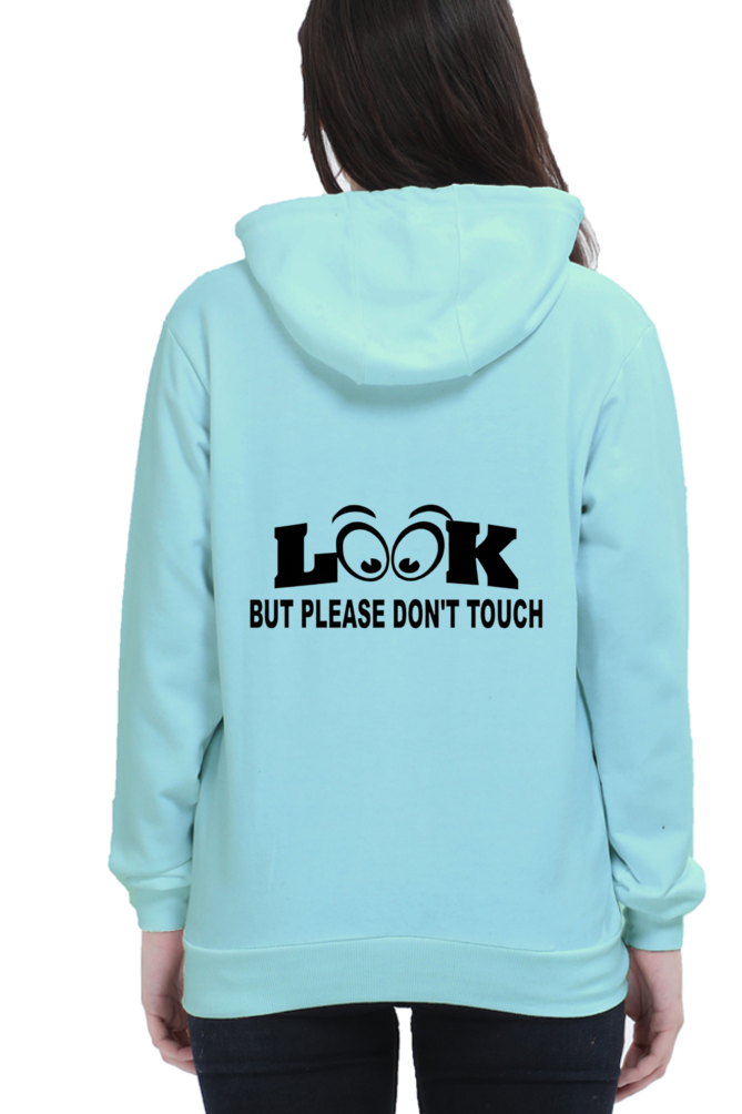 Look & Touch Causal Printed Hoodie