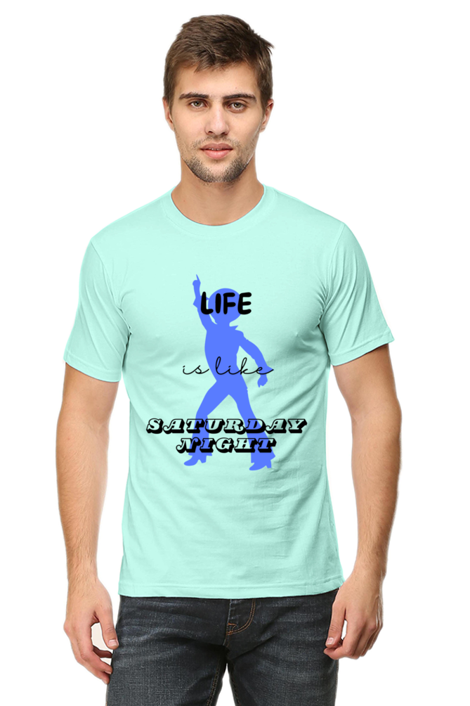 Life Quote Design Printed T-Shirt