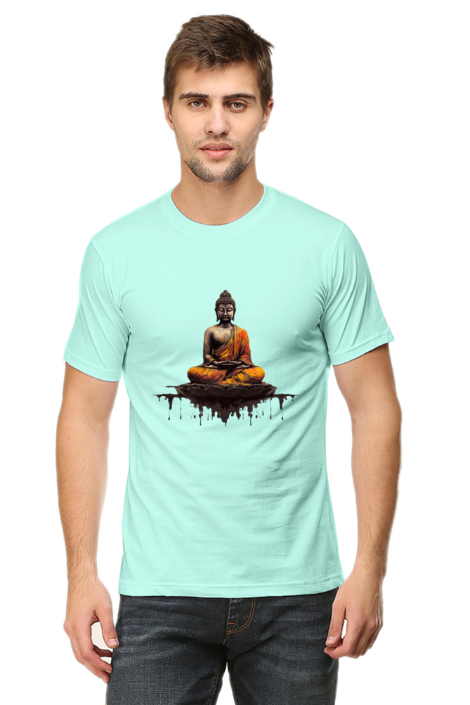 Buddha Clipart Printed T-Shirt