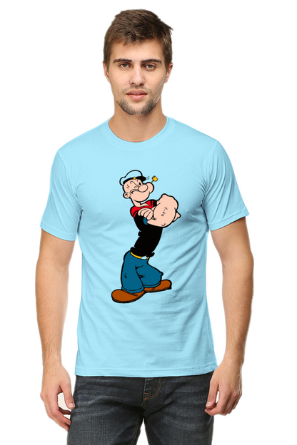 Popeye Cartoon Designed T-Shirt