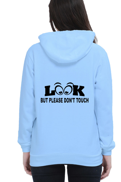 Look & Touch Causal Printed Hoodie