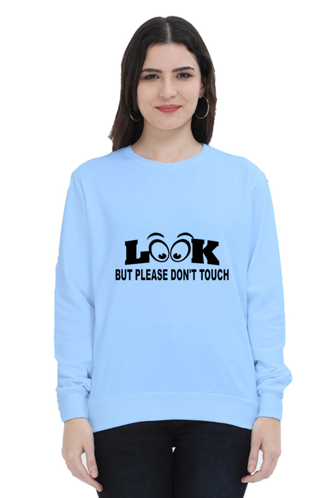 Look & Touch Casual Printed Sweatshirt