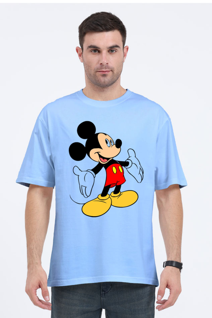 Mickey Mouse Printed Oversized Unisexual T-Shirt