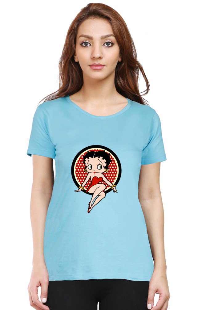 Betty Magic Printed Half Sleeve T-Shirt