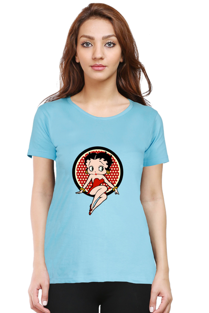 Betty Magic Printed Half Sleeve T-Shirt