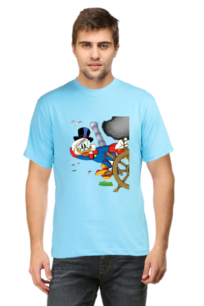 Ducktales Daze Design Printed T-Shirt