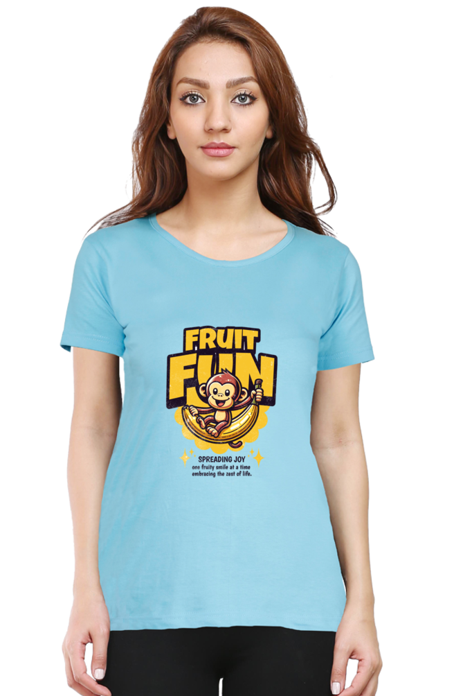 Fruit Fun Money Printed Half Sleeve T-Shirt