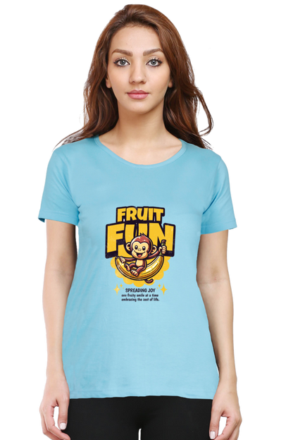 Fruit Fun Money Printed Half Sleeve T-Shirt