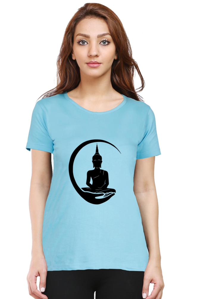 Buddha Serenity Printed Half Sleeve T-Shirt