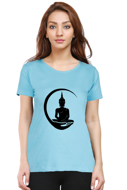 Buddha Serenity Printed Half Sleeve T-Shirt