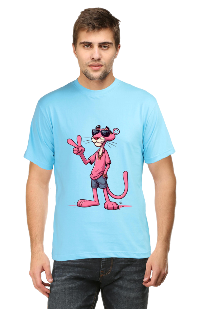 HipHop Panther Style Printed T-Shirted