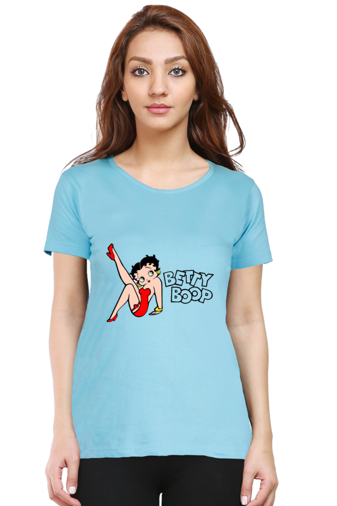 Betty Charm Printed Half Sleeve T-Shirts