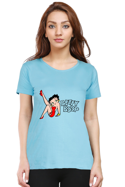 Betty Charm Printed Half Sleeve T-Shirts