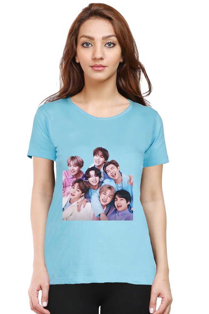 BTS Army Printed Half Sleeve T-shirt