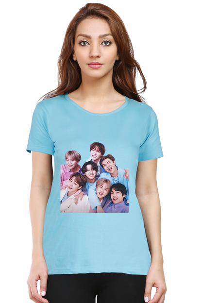 BTS Army Printed Half Sleeve T-shirt