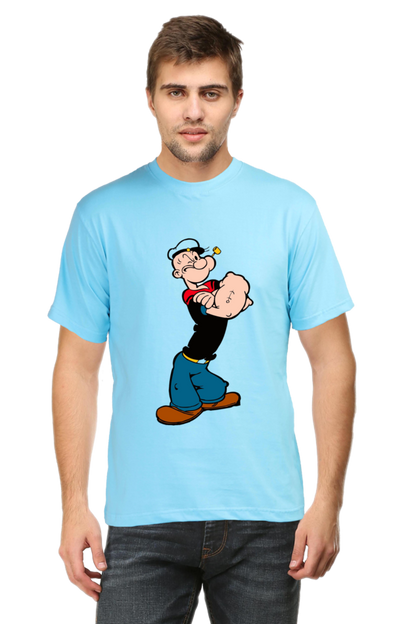 Popeye Cartoon Designed T-Shirt