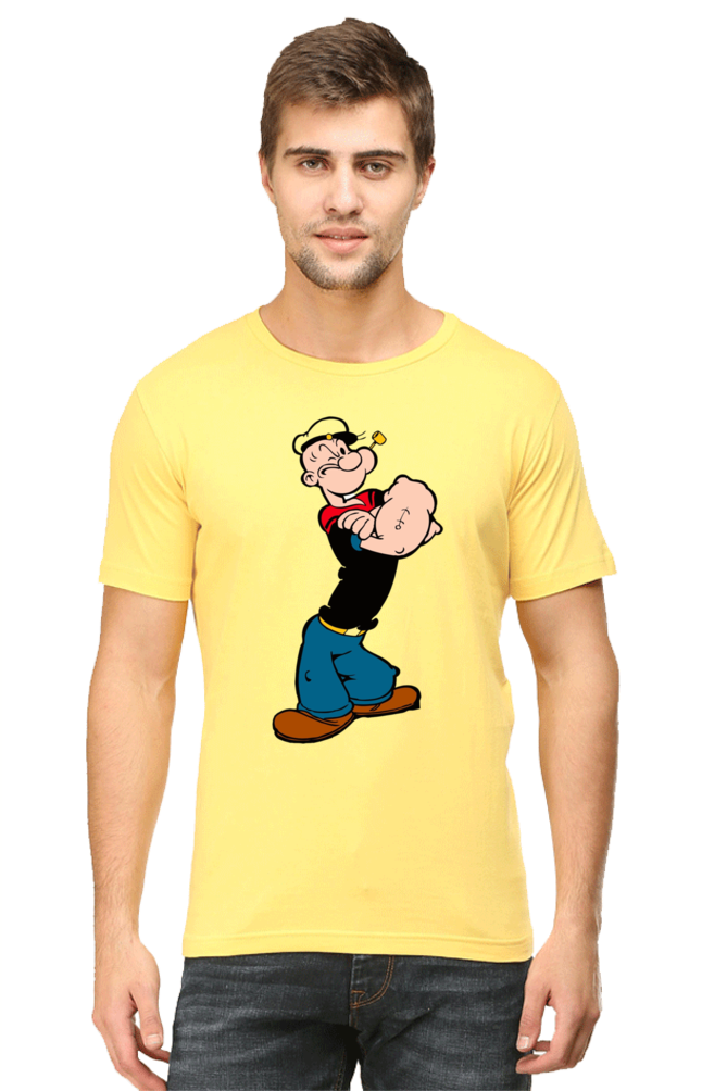 Popeye Cartoon Designed T-Shirt