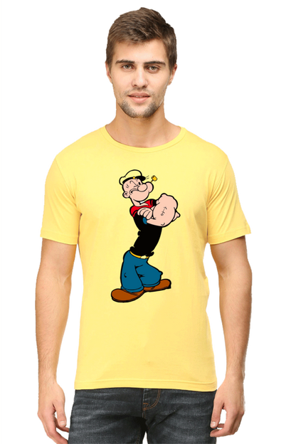 Popeye Cartoon Designed T-Shirt